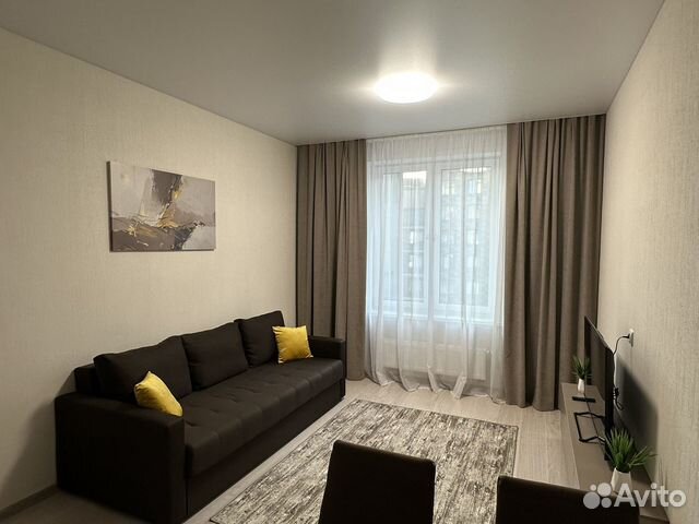 

1-к. квартира, 37 м², 2 кровати