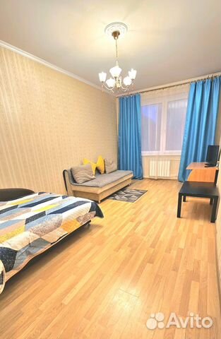 

1-к. квартира, 45 м², 2 кровати