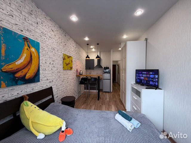 

Квартира-студия, 29 м², 1 кровать