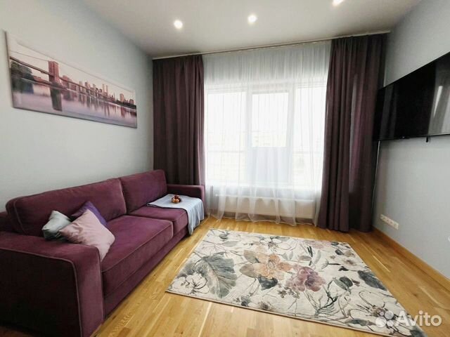 

1-к. квартира, 45 м², 2 кровати