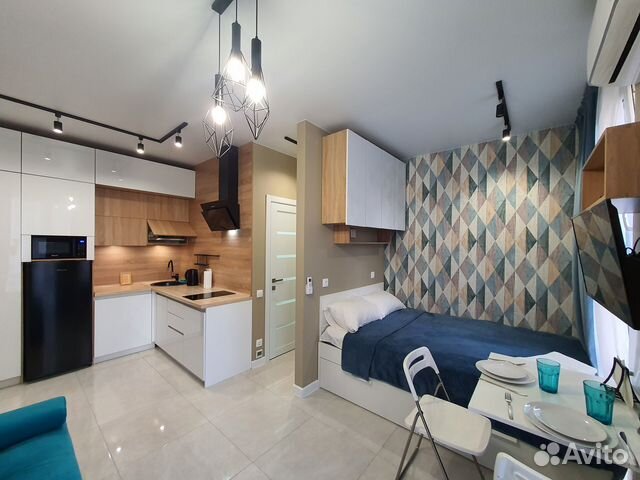 

Квартира-студия, 32 м², 2 кровати