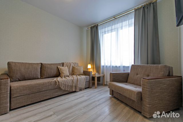 

1-к. квартира, 37 м², 2 кровати