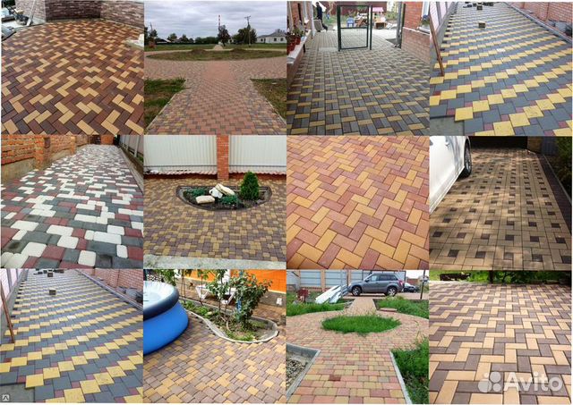 Укладка тротуарной плитки