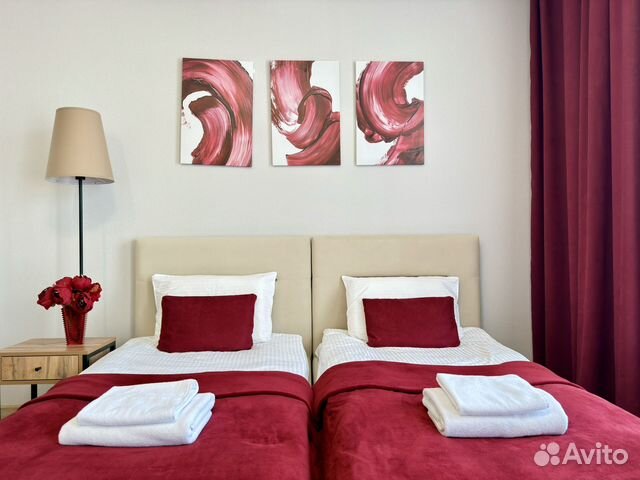 

Квартира-студия, 24 м², 2 кровати