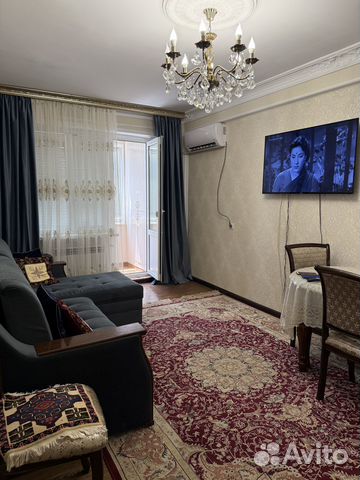 

1-к. квартира, 50 м², 2 кровати