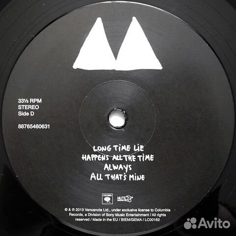 Винил Depeche Mode-Delta Machine 2 Lp 2013