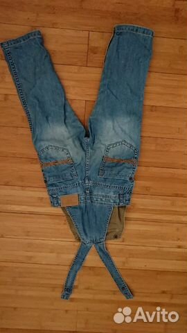 Джинсовый комбинезон Zara baby на 2-3 года (94см) Джинсовый комбинезон Zara baby на 2-3 года (94см)