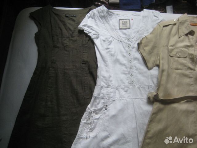 Классные платья в спортивном стиле, лен, хлопок Ев