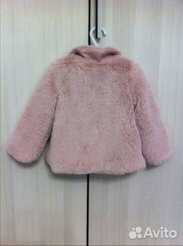 Меховая курточка, Zara, р.86см, 12/18 мес