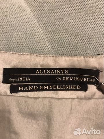 Юбка с пайетками Allsaints размер 12