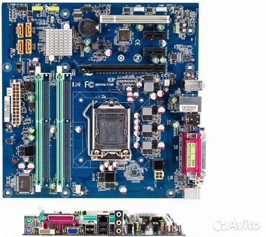 Материнская плата Gigabyte MSH61TV(M) (LGA 1155, I