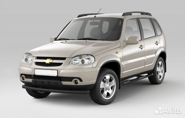 Пороги с накладкой Chevrolet Niva