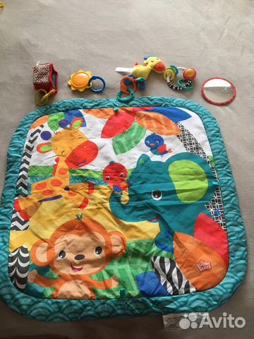 Развивающий коврик bright starts zippy zoo Развивающий коврик bright starts zippy zoo