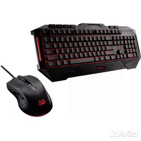 Новый Игровой набор клавиатура + мышь asus cerberu
