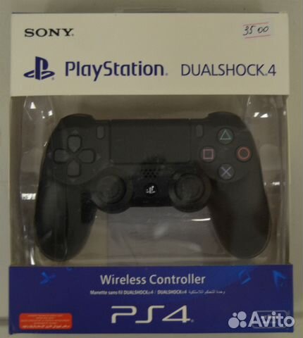 Новый Геймпад беспроводной Sony Dualshock 4 черн