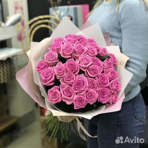 Свежие Розы С доставкой по Уфе. Букет. Цветы