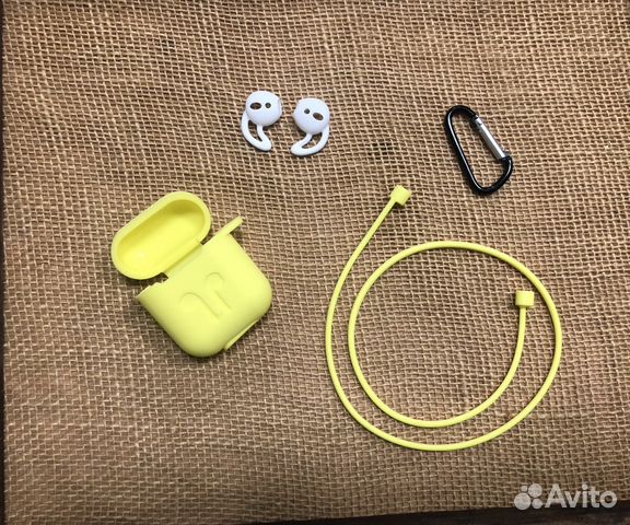 Силиконовый чехол-комплект для Apple AirPods