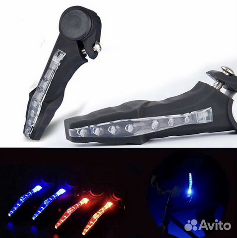 Наконечники на руль V-Grip с подсветкой, «рога на Наконечники на руль V-Grip с подсветкой, «рога на