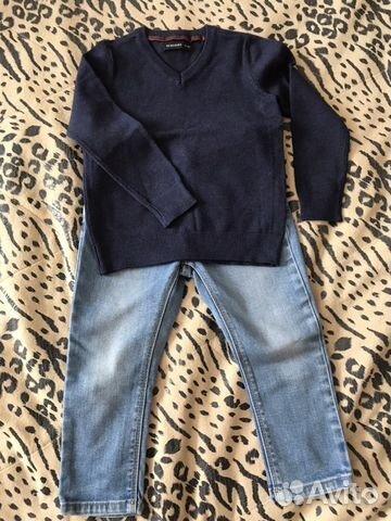 Джинсы zara и джемпер
