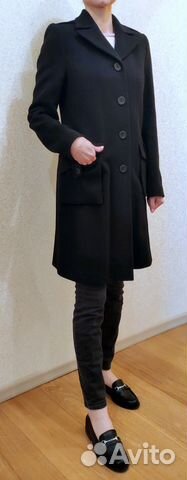 Продам черное шерстяное пальто Продам черное шерстяное пальто