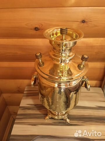 Самовар угольный на дровах 5 л Воронцов