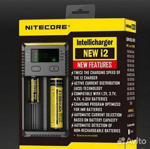 Nitесоrе NEW I2 - универсальное зарядн. устройство