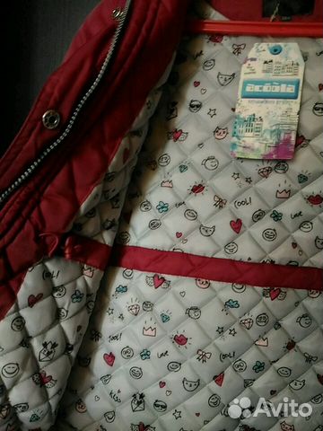 Куртка для девочки, р.128, новая Куртка для девочки, р.128, новая