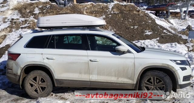 Автобокс Евродеталь Магнум 390 литров белый глянец Автобокс Евродеталь Магнум 390 литров белый глянец