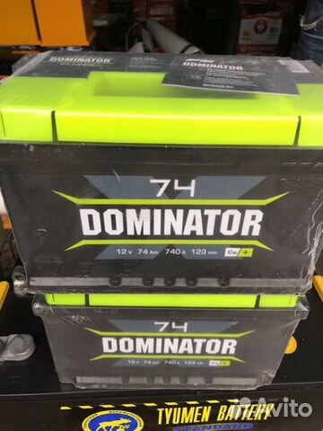 Dominator 74 Ah 740 EN (низкий)