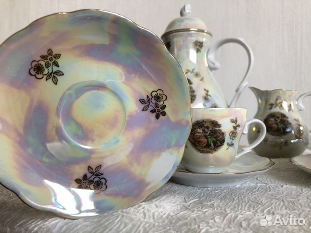 Кофейный сервиз «Мадонна» фирмы Kahla (made in GDR Кофейный сервиз «Мадонна» фирмы Kahla (made in GDR