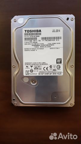 Жесткий диск Toshiba 500 Gb