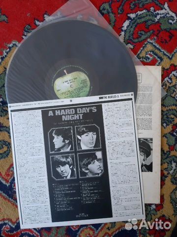 The beatles A hard days night lp пластинка Битлз