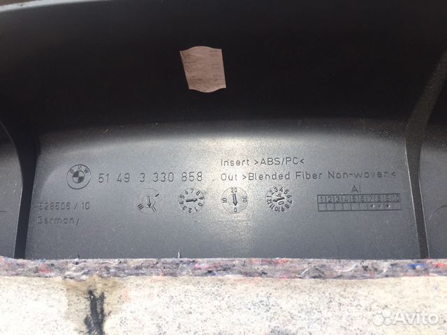 Обшивка обивка багажника BMW X3 E83 Обшивка обивка багажника BMW X3 E83