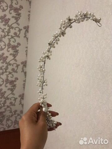 Свадебное платье и ободок
