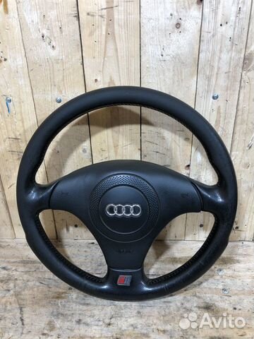 Руль кожаный Audi A3, A4, A6 S-line Арт. 120208 Руль кожаный Audi A3, A4, A6 S-line Арт. 120208