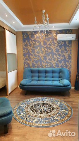 

1-к. квартира, 46 м², 2 кровати