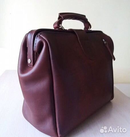 Саквояж классический / натуральная кожа
