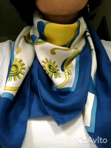 Платок каре Hermes 90*90см шёлк,оригинал Платок каре Hermes 90*90см шёлк,оригинал