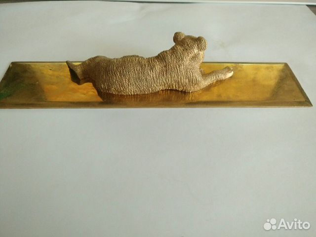 Пресс-папье-линейка 