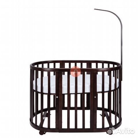 Детская овальная кроватка ellipse bed (бук) Детская овальная кроватка ellipse bed (бук)