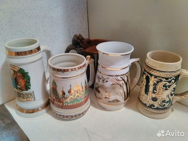 Кружка пивная кузнецовский фарфор гувд