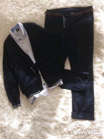 Набор одежды для мальчика: жакет, рубашка, брюки