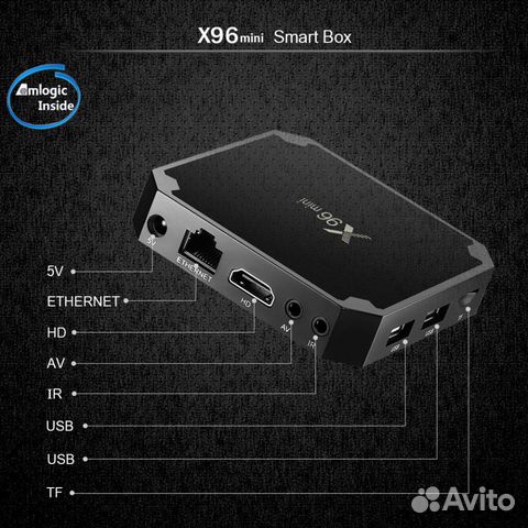 Смарт тв приставка X96 mini TV BOX Смарт тв приставка X96 mini TV BOX