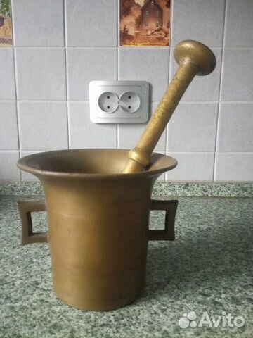 Бронзовая ступка