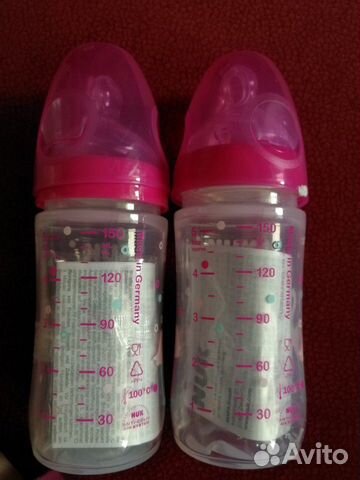 Детская бутылочка NUK 150 Фламинго