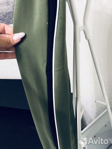 Брюки новые хаки Zara Брюки новые хаки Zara