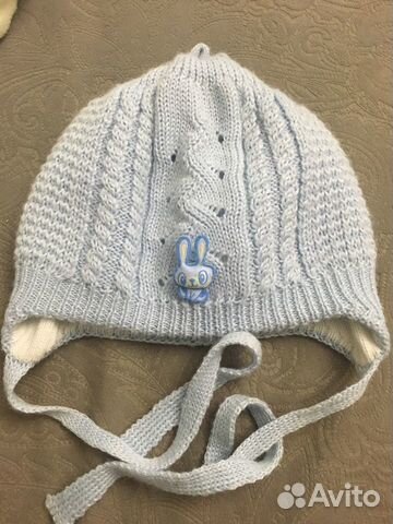 Шапка демисезонная для новорожденных до 3-5 месяце
