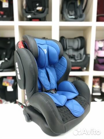 Автокресло 9-36кг изофикс LK thunder синий цвет