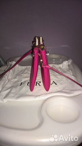 Сумка Furla оригинал,цвет цикламен