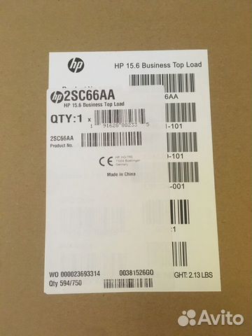 Сумка для ноутбука HP 15.6 Business Top Load